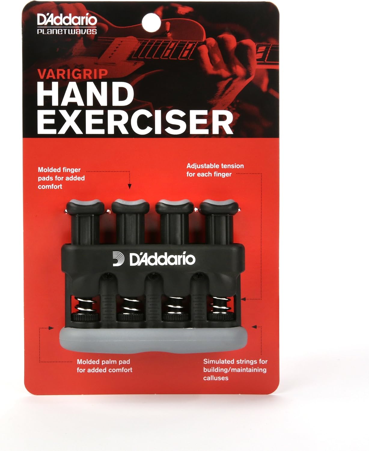 Hand Exerciser with Variable Tension - Adjustable Per Finger