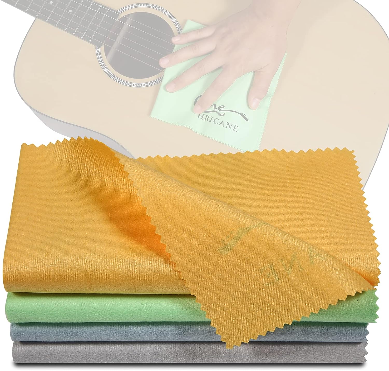 Microfibre Instrument Polishing Cloths, 12 x 12 in - 8 Pack