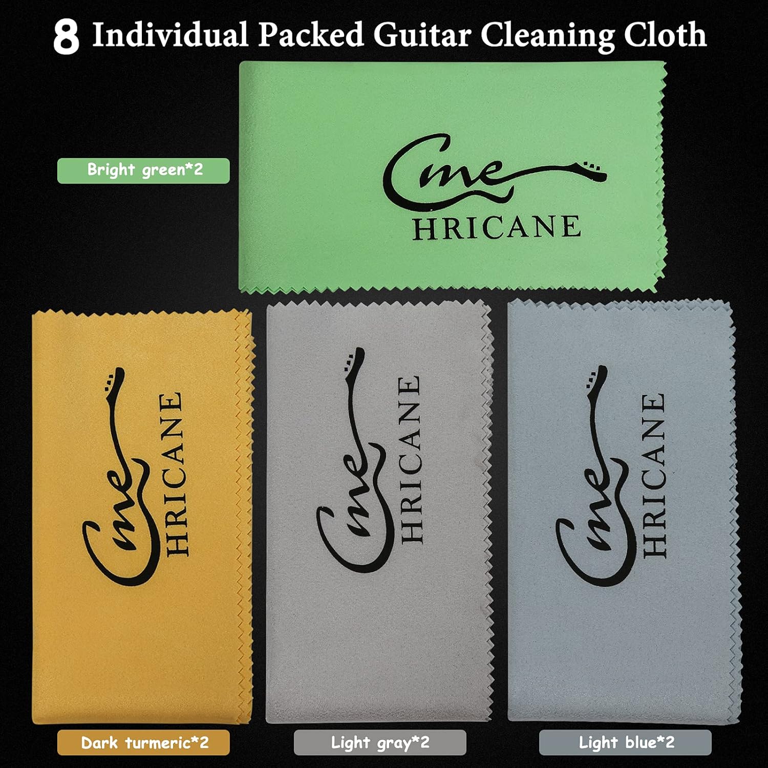 Microfibre Instrument Polishing Cloths, 12 x 12 in - 8 Pack