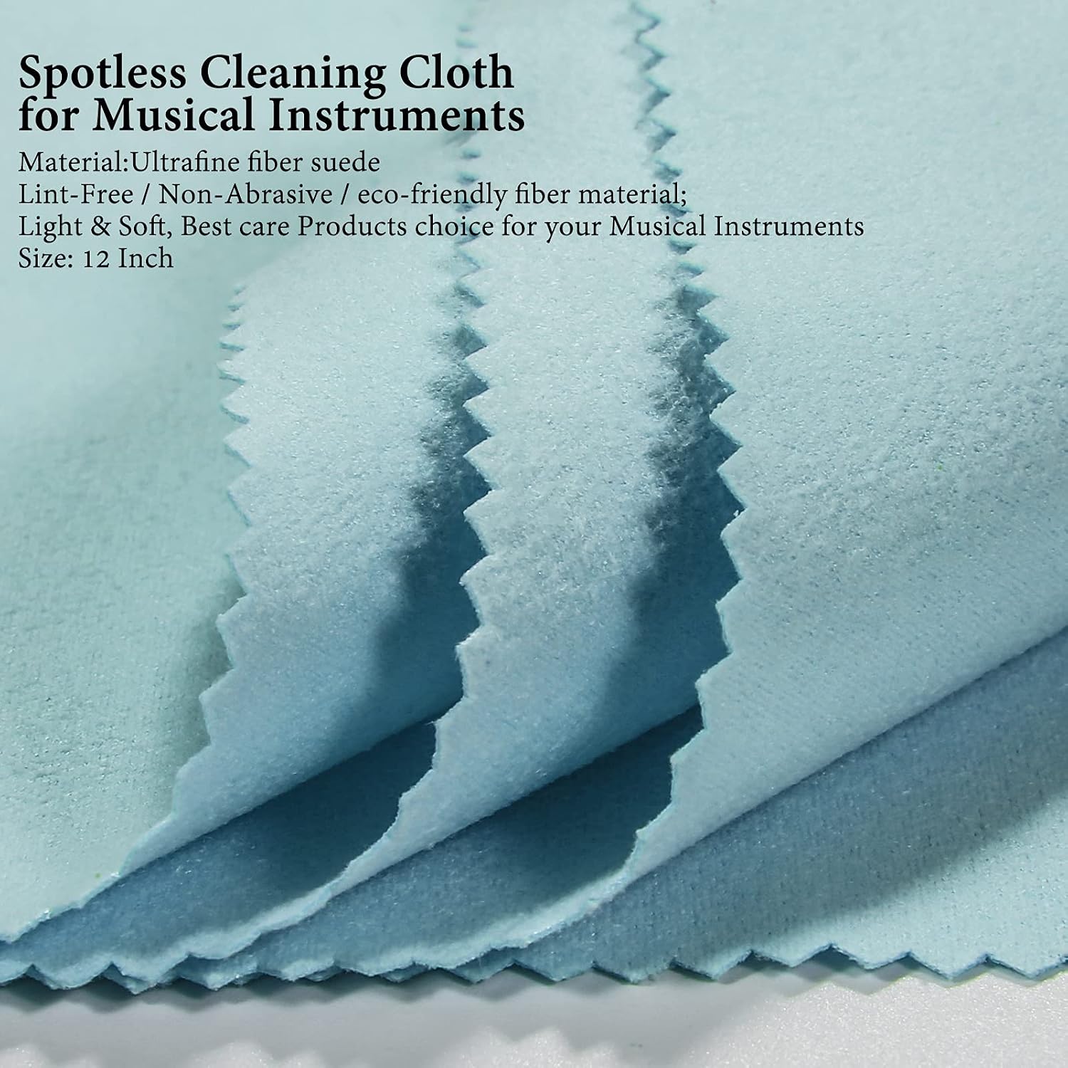 Microfibre Instrument Polishing Cloths, 12 x 12 in - 8 Pack