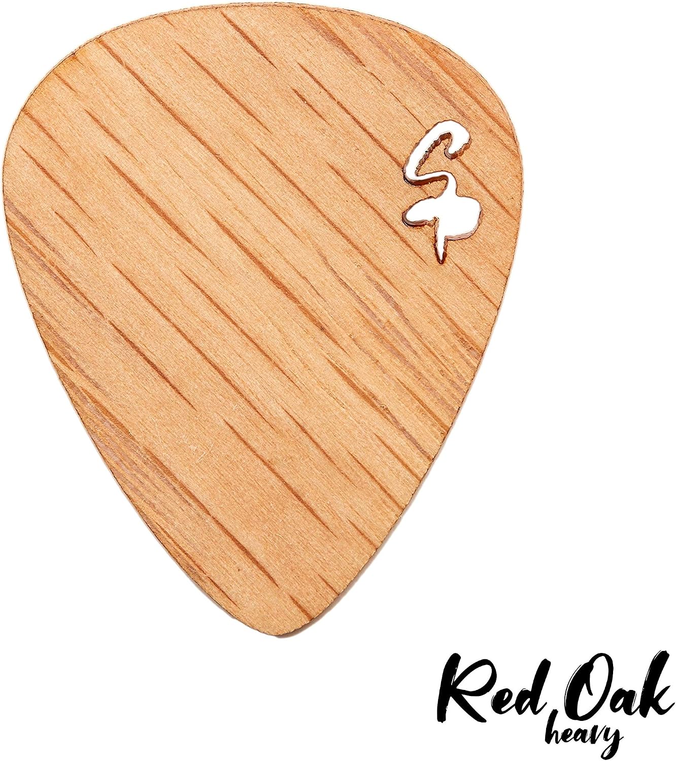 Wooden Guitar Picks, Set of 7 - Seven Woods in an Aluminium Tin
