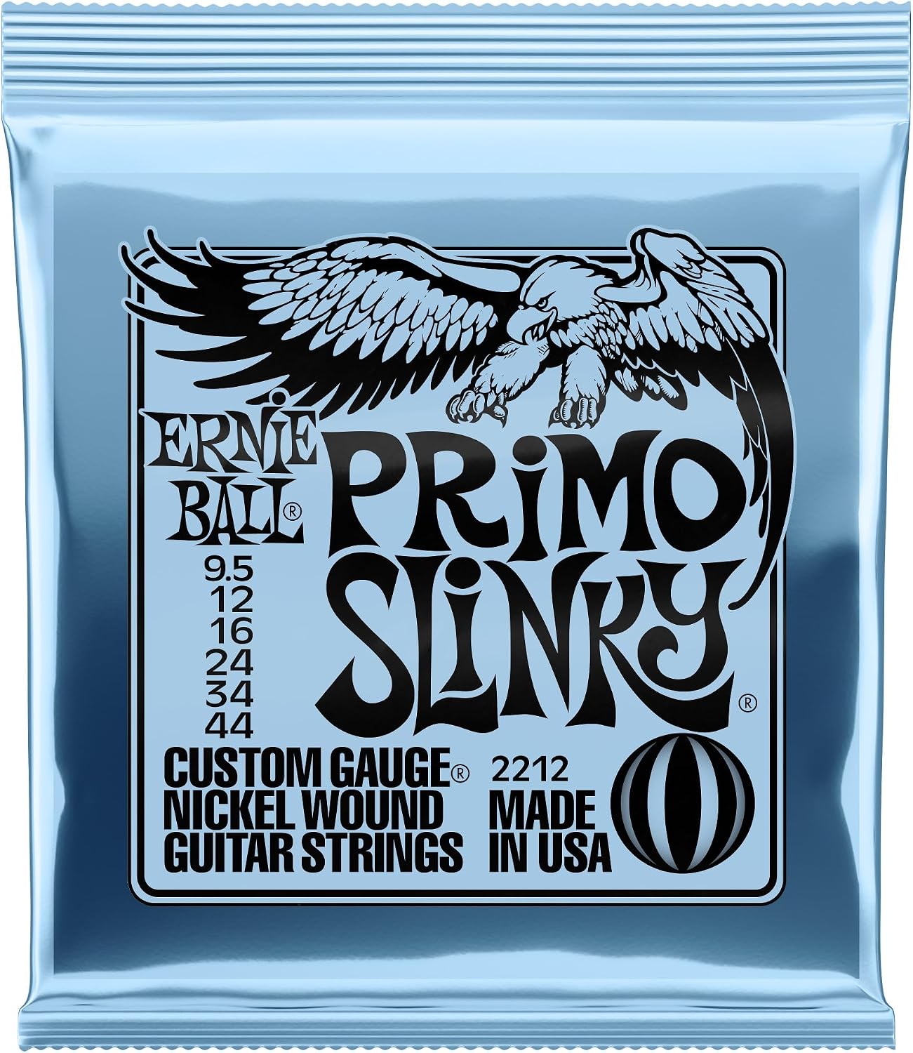Electric Guitar Strings, Nickel Wound, 9-42 - 3 Pack