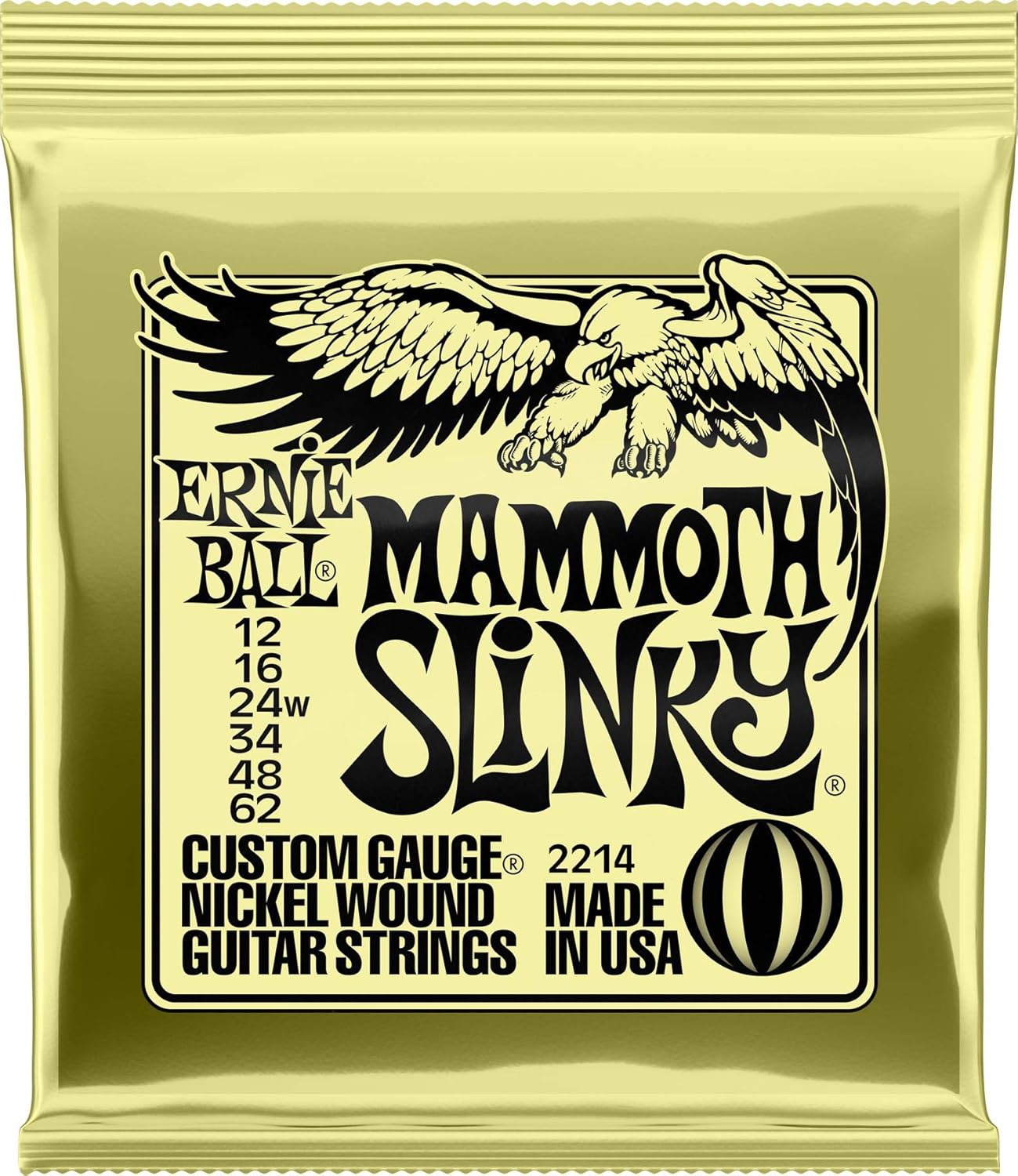 Electric Guitar Strings, Nickel Wound, 9-42 - 3 Pack