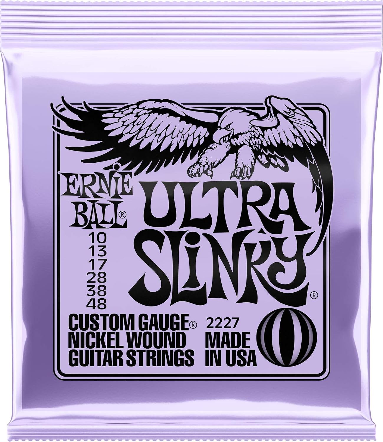 Electric Guitar Strings, Nickel Wound, 9-42 - 3 Pack