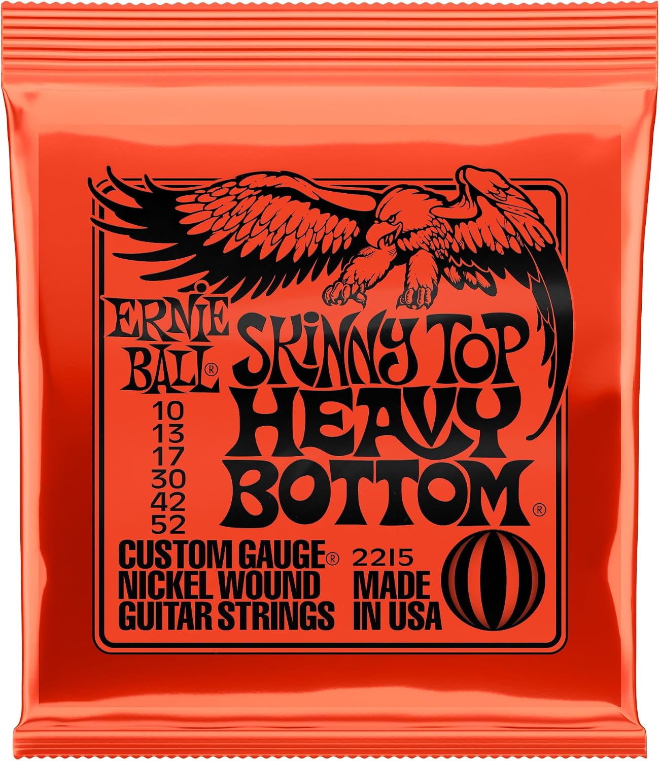 Electric Guitar Strings, Nickel Wound, 10-46 - 4 Pack