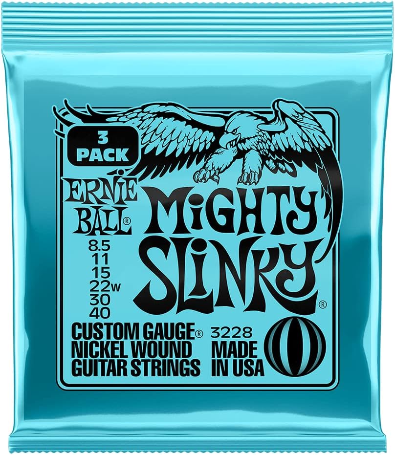 Electric Guitar Strings, Nickel Wound, 10-46 - 4 Pack
