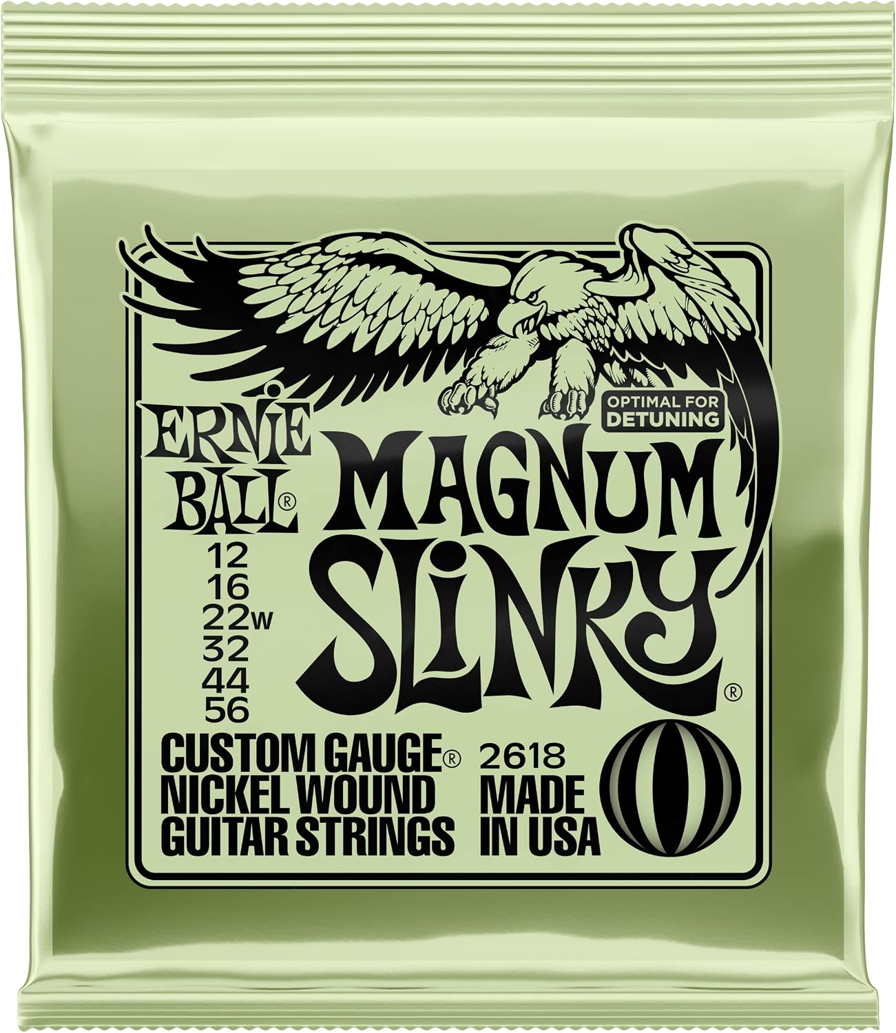 Electric Guitar Strings, Nickel Wound, 10-46 - Single Set