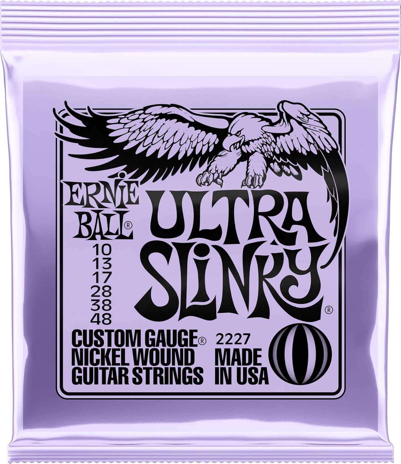 Electric Guitar Strings, Nickel Wound, 10-46 - Single Set