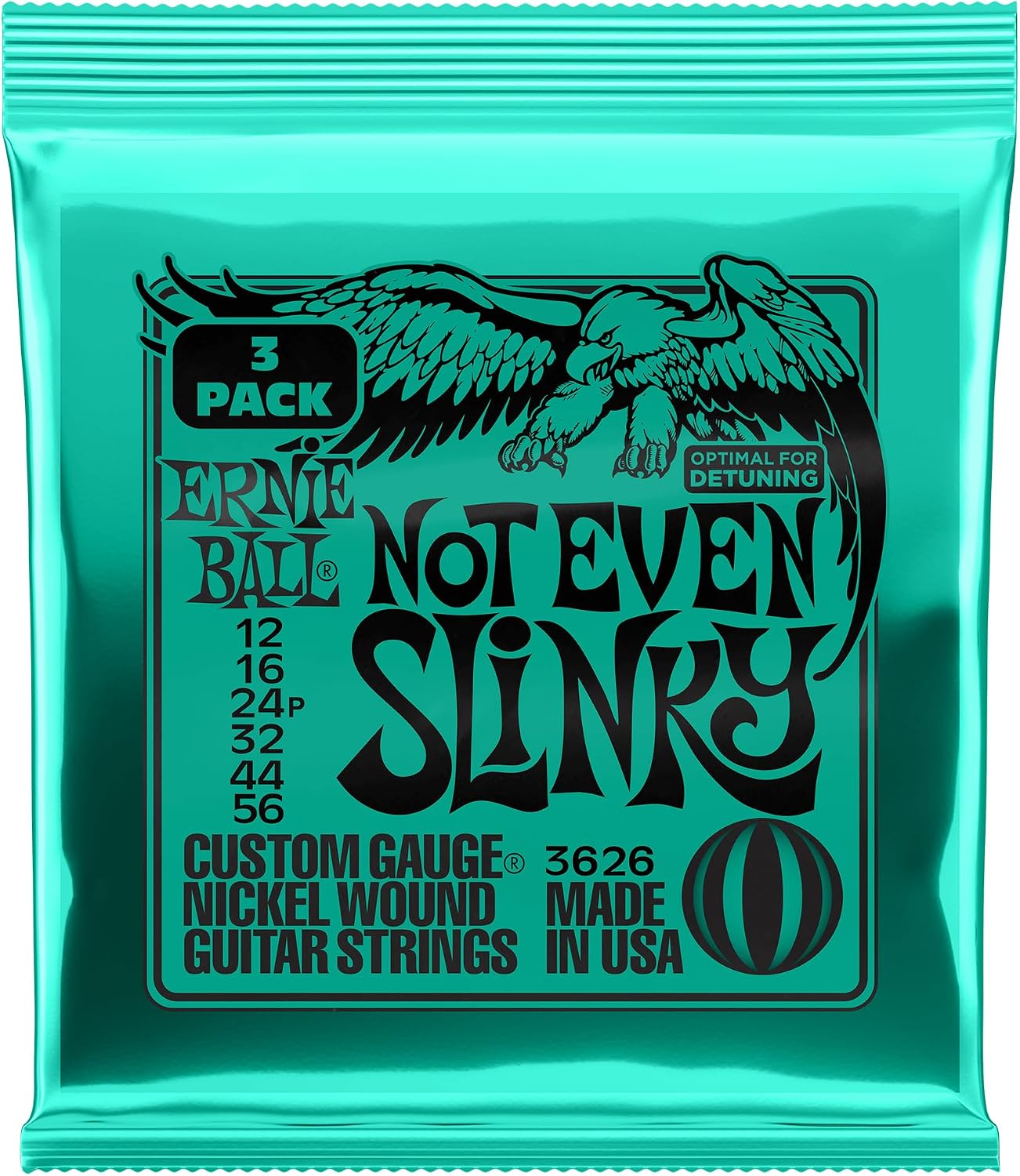 Electric Guitar Strings, Nickel Wound, 10-46 - Single Set