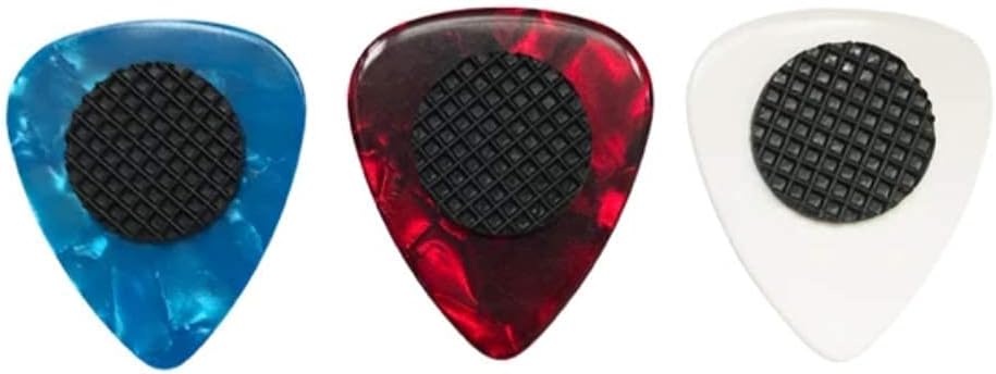 Rubber Grips for Guitar Picks - 20 Pack, Non-Sticky