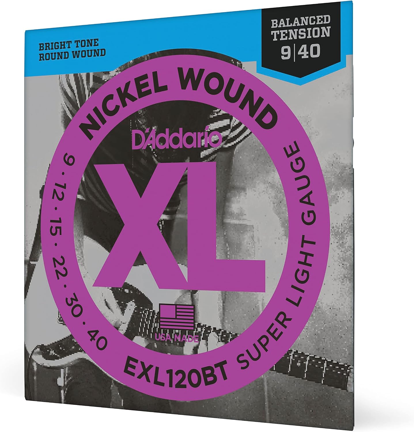 Electric Guitar Strings, Nickel Wound XL, 10-46 - 3 Sets