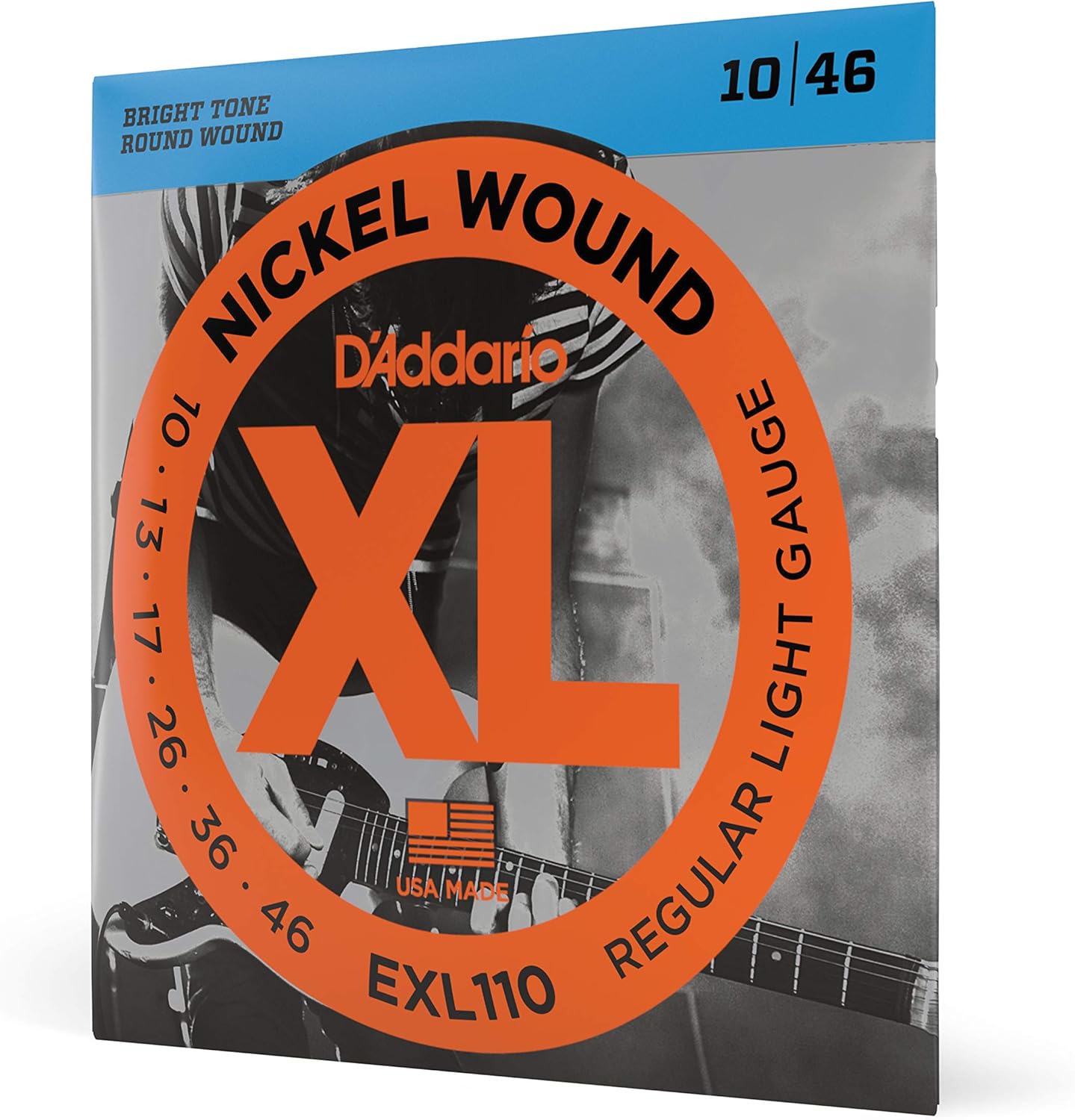 Electric Guitar Strings, Nickel Wound XL, 10-46 - 3 Sets