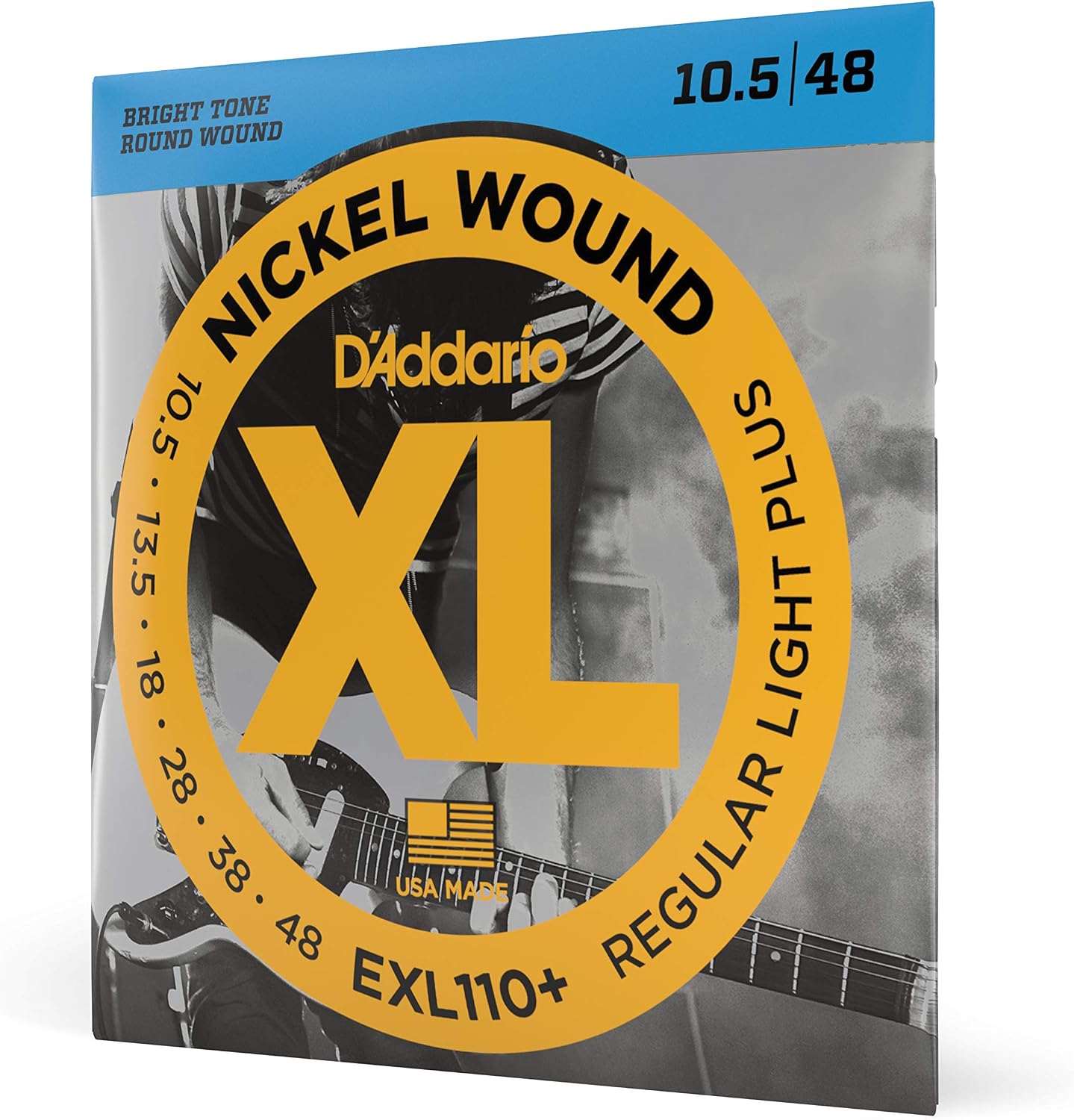 Electric Guitar Strings, Nickel Wound XL, 10-46 - 3 Sets