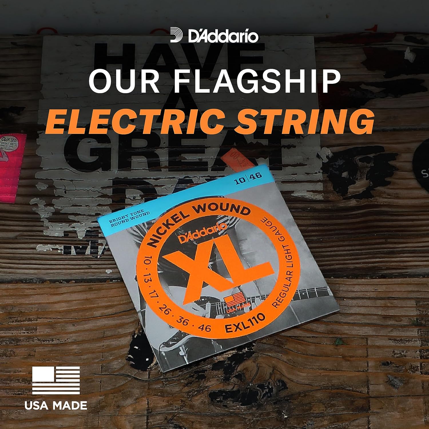 Electric Guitar Strings, Nickel Wound XL, 10-46 - 3 Sets