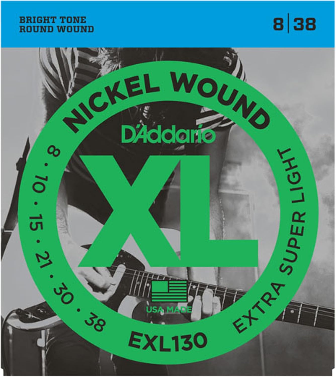 Electric Guitar Strings, Nickel Wound XL, 10-46 - 3 Sets
