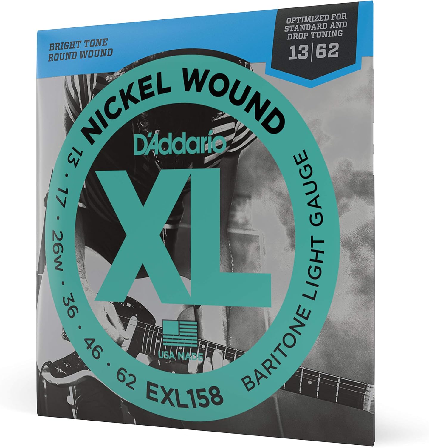 Electric Guitar Strings, Nickel Wound XL, 10-46 - 3 Sets