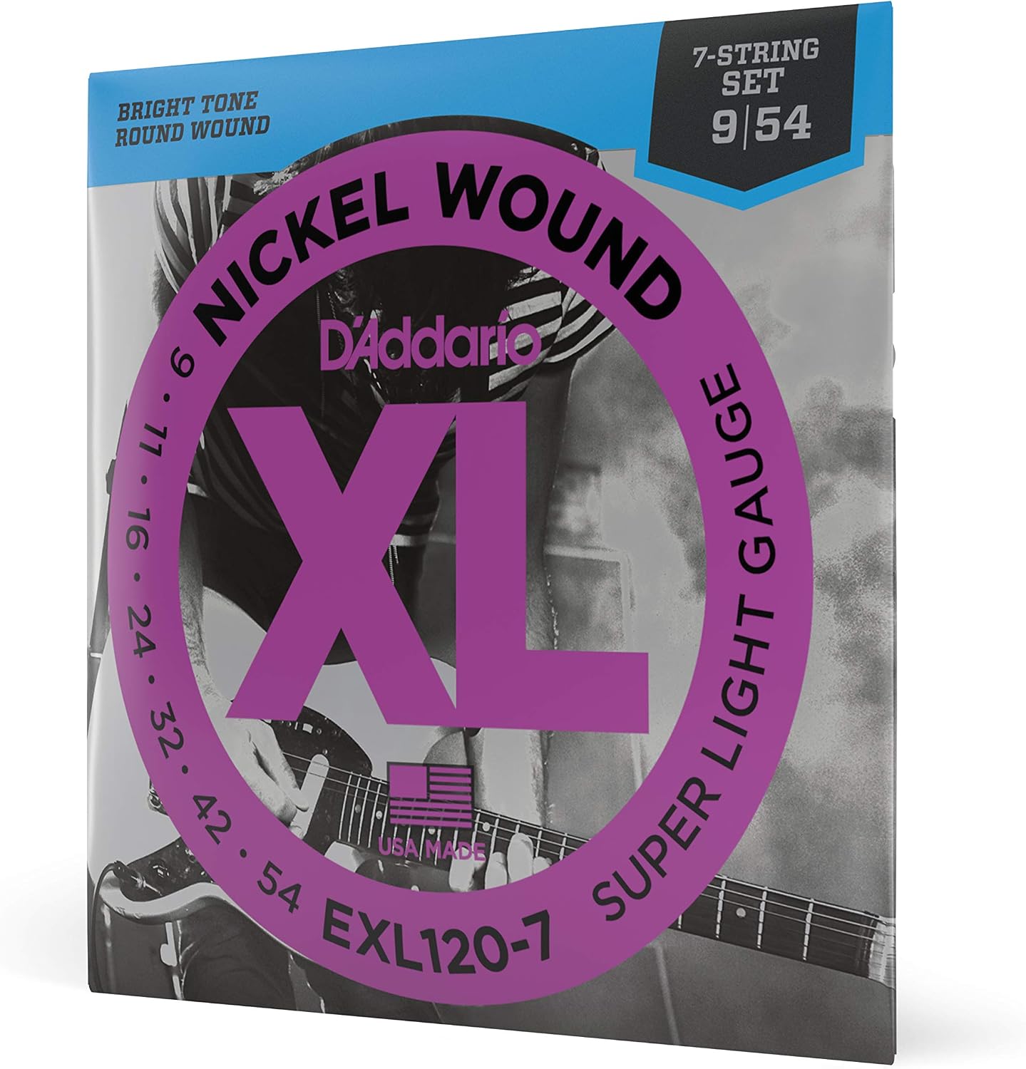 Electric Guitar Strings, Nickel Wound XL, 10-46 - 3 Sets