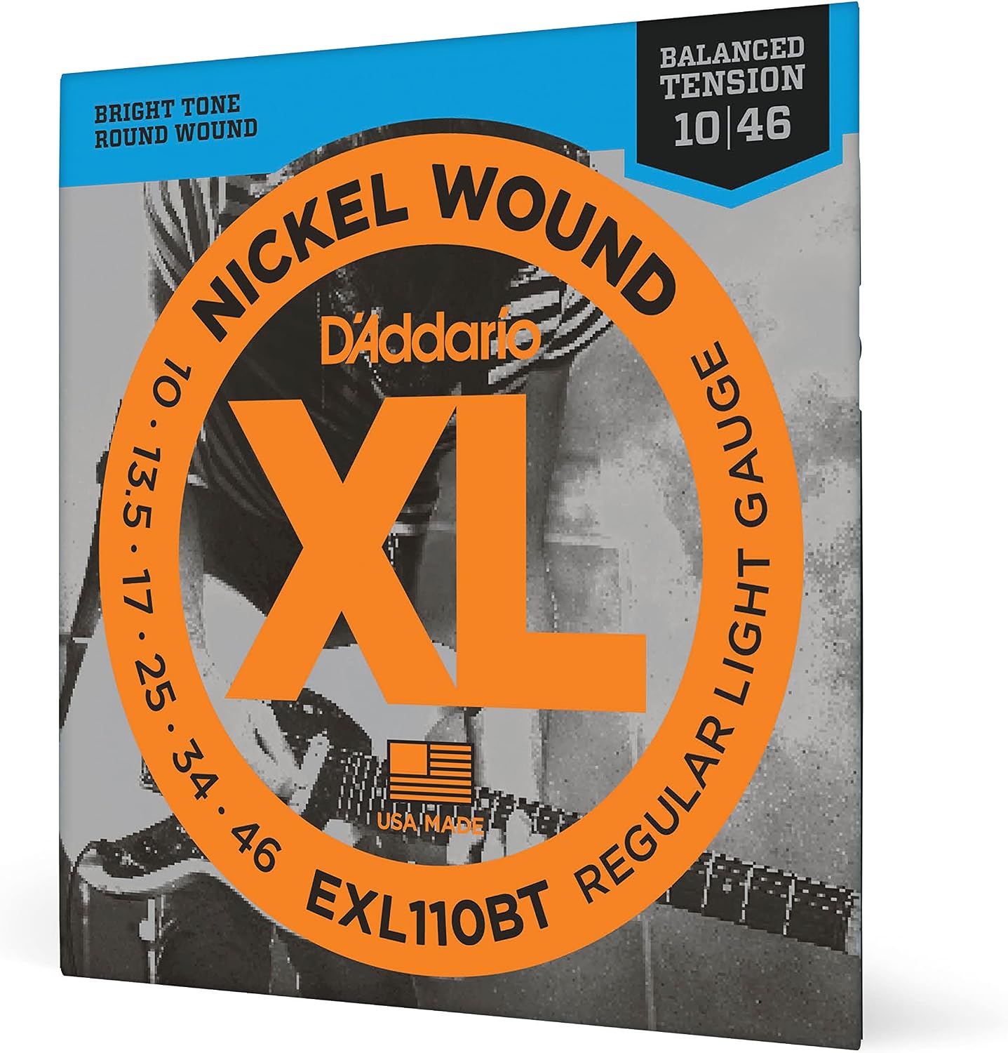 Electric Guitar Strings, Nickel Wound XL, 10-46 - 3 Sets