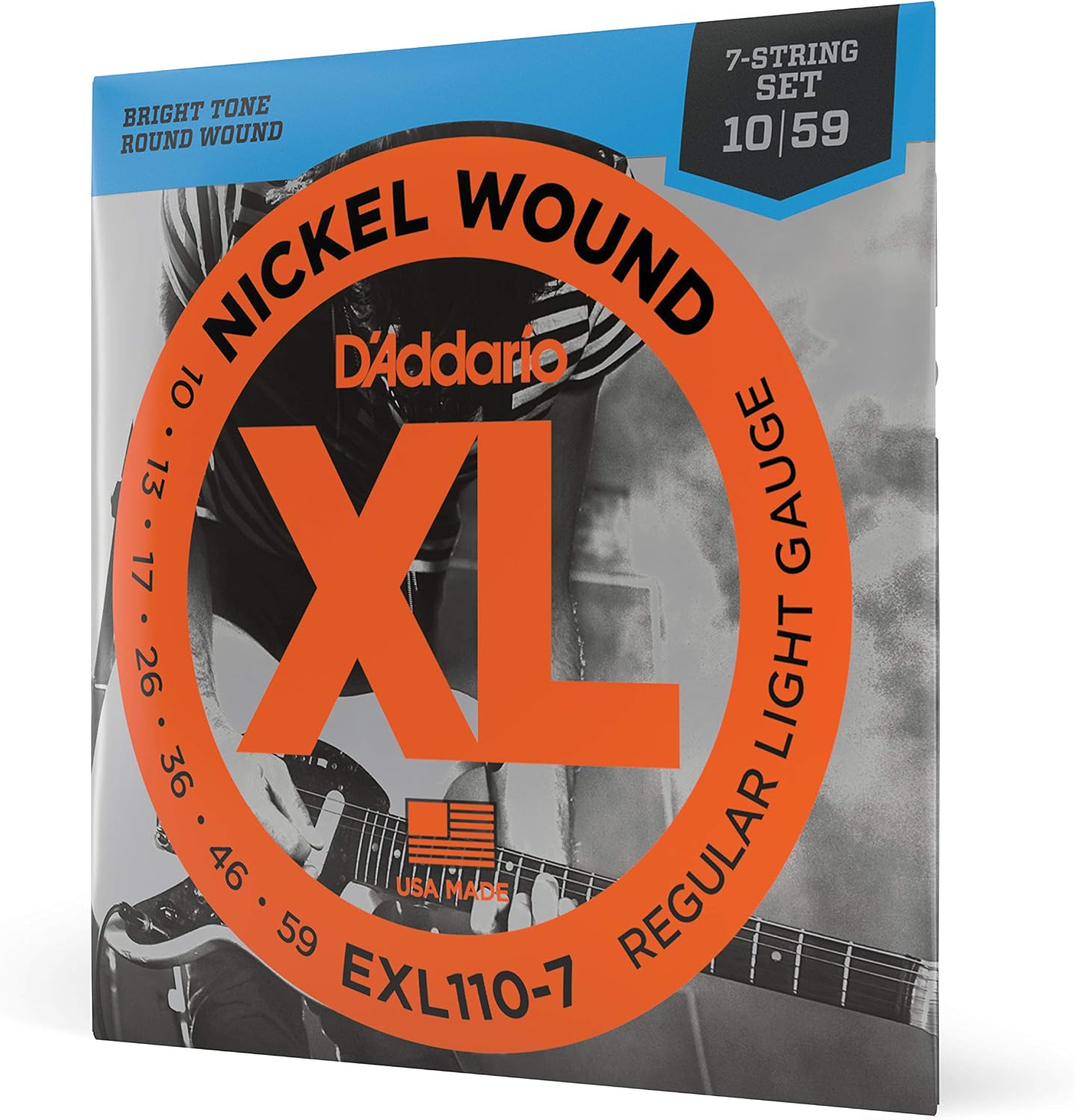 Electric Guitar Strings, Nickel Wound XL, 10-46 - 3 Sets