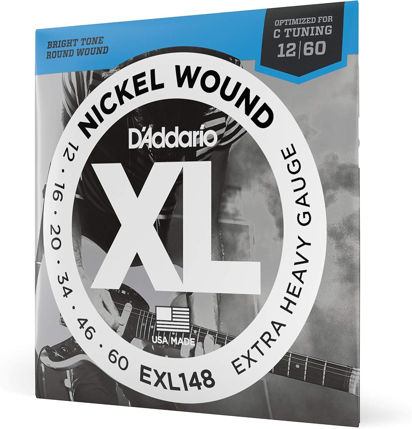 Electric Guitar Strings, Nickel Wound XL, 10-46 - 3 Sets